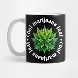 Funny peace gift cool marijuana leaf Mug